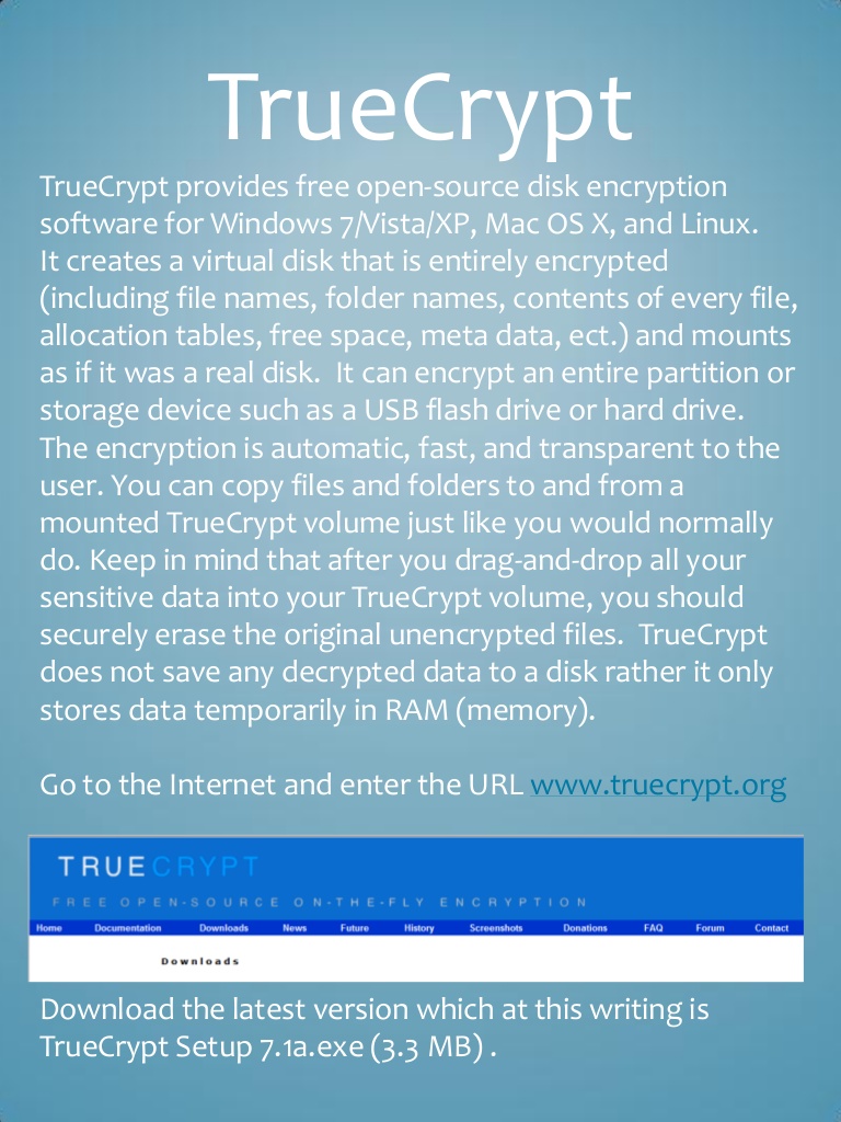 Truecrypt Download Mac Os X